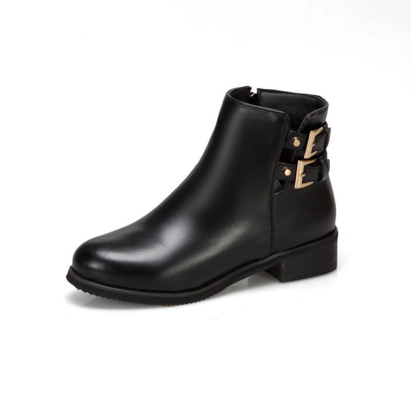 

Big SizeSimple short boots boots women shoes ankle for women ladies shoes woman winter1, Black