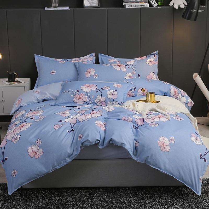 

UNIHOME Luxury Full/Queen Duvet cover set 300 thread count fiber reactive prints bedding set SHUMAKONG1, Shumakong