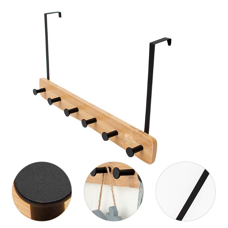 

Door Back Hook Rack Wall Mounted Hook Clothes Organizer Door Rear Row