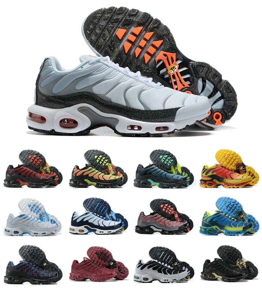 

2021 Air Plus Mens Tn SpOrts Shoes High Quality Triple Black White Tn Maxes Chaussures Requin Homme Smoky gray Designer Sneakers Trainers, Shoes 031