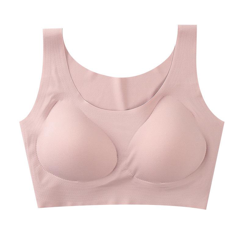 

Ouyang Nana's same Japanese bra no trace, no sense, beautiful back, steel ring sports sleeping vest bra, See chart