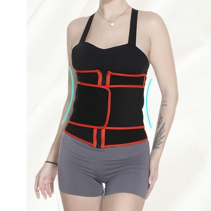 

Women Body Shaper Underwear Waist Support Body Shaper Single Belts Corset Sports With Breastplate Stylish Tunic Corset @401, Bk