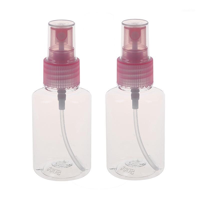 

2 x Cosmetic Makeup Spray Bottles Perfume Container Pink Clear 57ml1