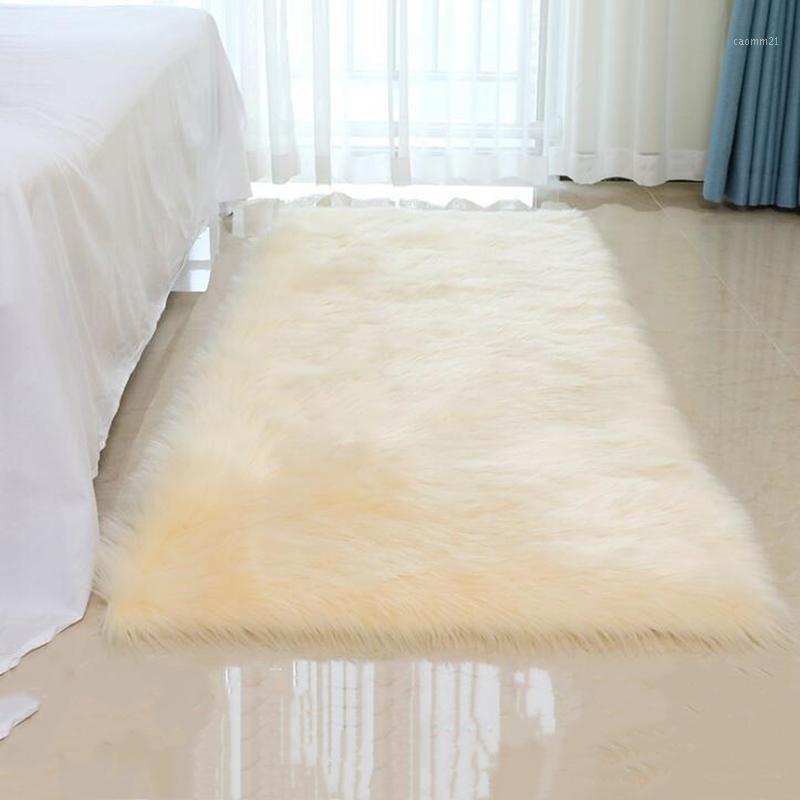 

Imitation wool carpet floor mat plush plush living room coffee table sofa bedroom bedside blanket1, 06