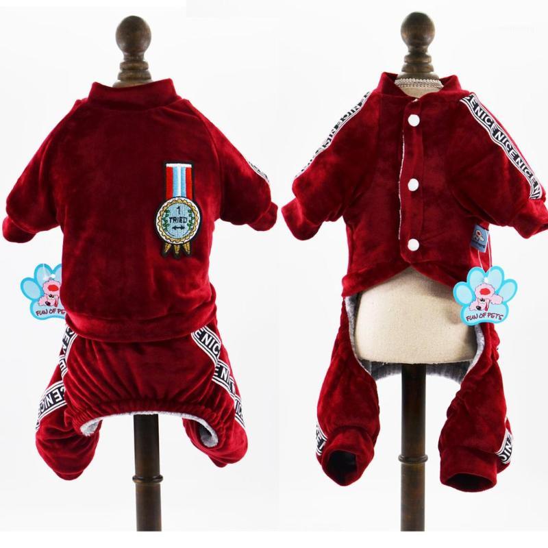 

Winter Warm Pet Dog Clothes Overalls Soft Velure Dogs Jumpsuit Small Pet Dog Coats Outfit For Small Pets Fleece Inside -XL1, Green