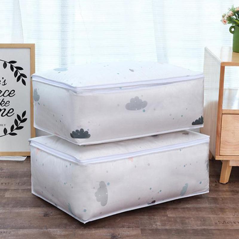 

2pcs Printed Large Quilt Clothes Storage Bag Moisture-Proof Household Accessories Storage Bag Supplies1