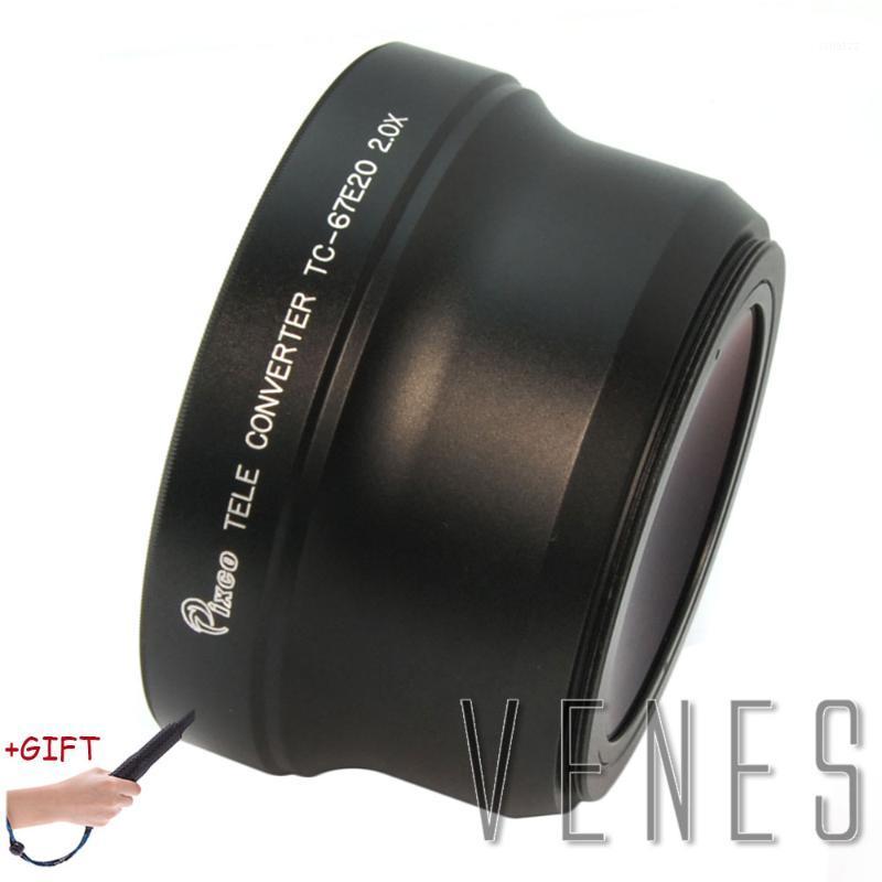 

Gift! 67mm 2.0X Thread lens Magnification Telephoto Tele Converter Lens For Camera Black1
