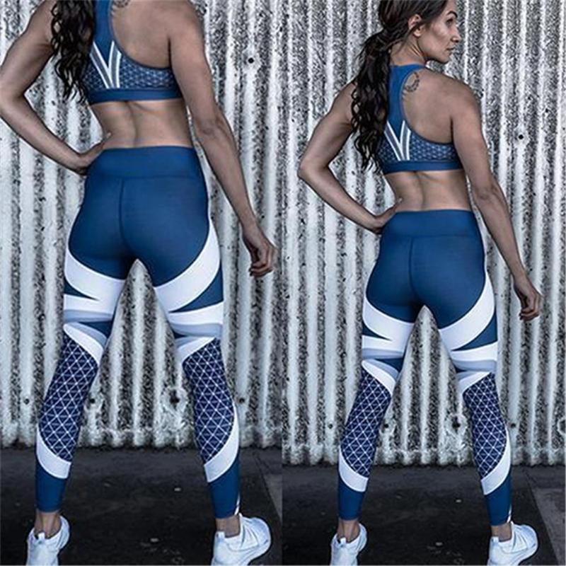 

Women Yoga Fitness Sports Leggings Pants Professional Running Fitness Gym Slim Sports Leggings High Elastic Tights Hip Pants, As pic