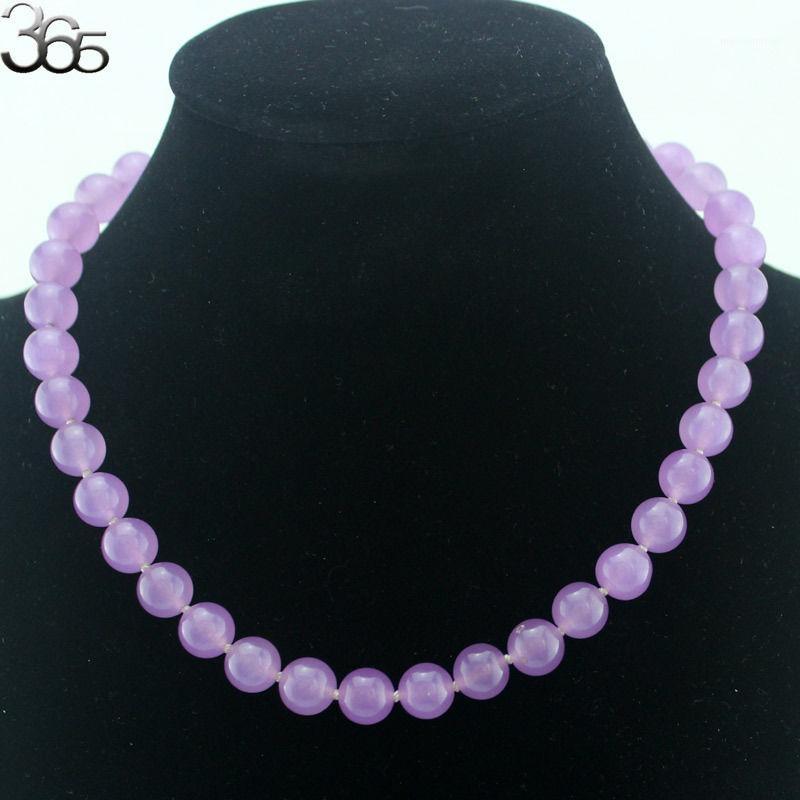 

Free Shipping 10mm Kinds of Round Gems Stone Natural Beads Knot Strand Women Lady Jewelry Necklace 17.5"1