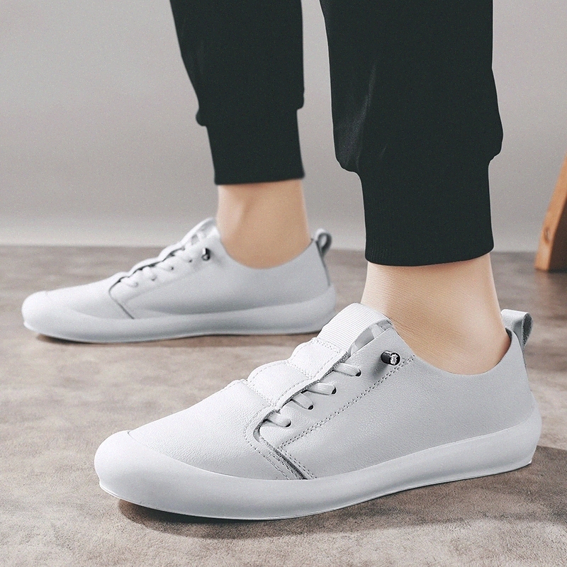 

Leather Mens shoes breathable summer Casual Oxfords Shoes Man Party Driving Flats Soft outdoor Comfortable Male Shoes Adult #SQ07