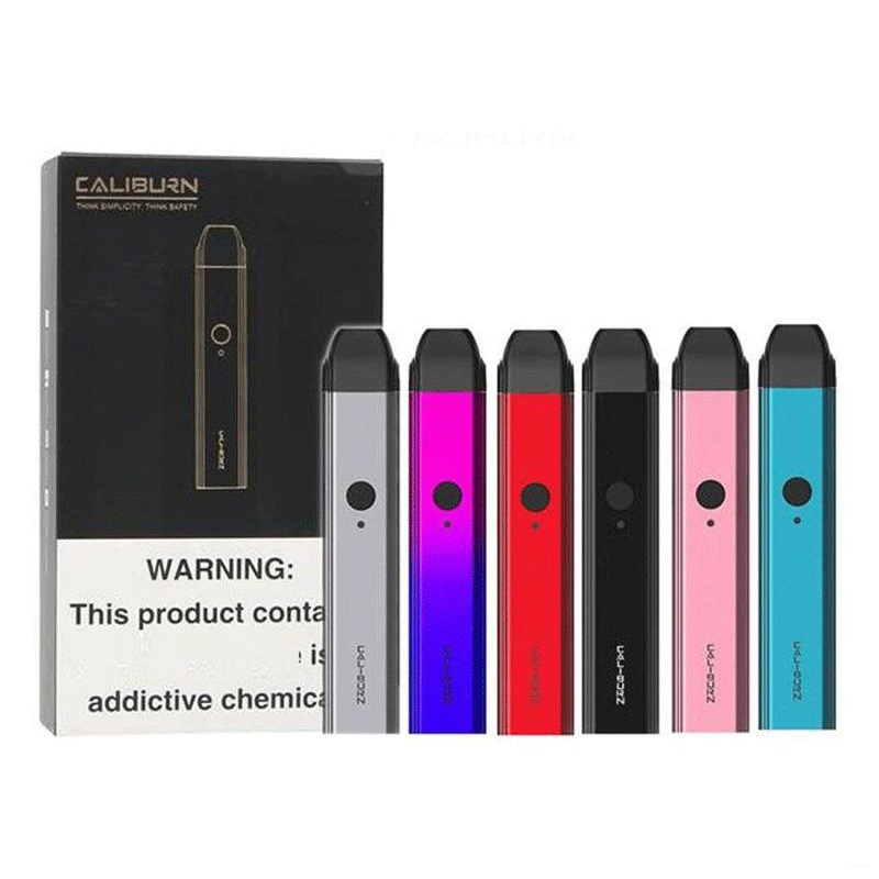 

1PC Original Caliburn Pod System Vape Pen Kit 520mAh Battery with 1.4ohm 2ml Pod Cartridge Atomizer Electronic E Cigarette Oil Vaporizer Kit