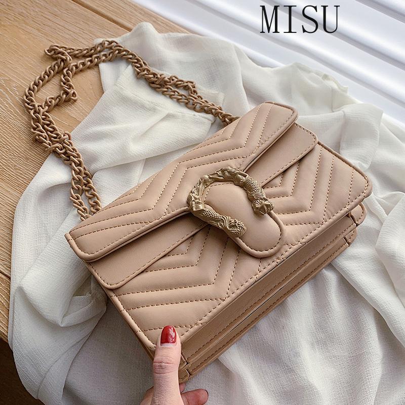 

Messenger Bag Designer Chain Shoulder Crossbody Bag Handbag Bolso Mujer Candy color Fashion Brand Women soft PU Leather, Black