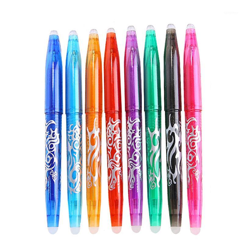 

8PCS /Set Erasable Pen Set Colorful 8 Colors Gel Pens For School Creative Drawing Tools Student Writing Point 0.5mm Stationery1