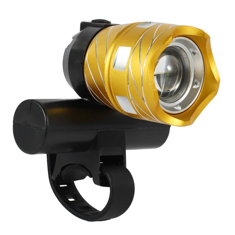 

T6 Zoomable Bicycle Light LED Bike Front Lights USB Rechargeable MTB Headlight 3 Modes Cycling Headlight