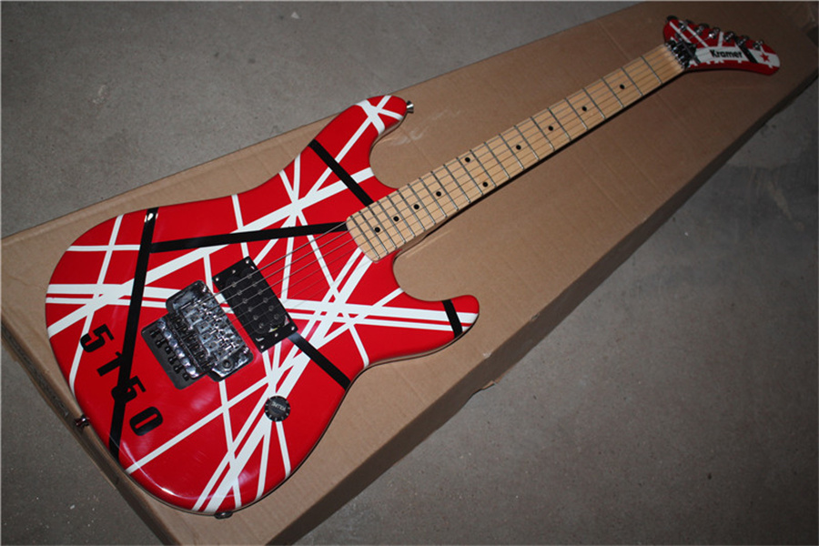 

The Kramer 5150-Eddie Van Halen electric guitar with Floyd Rose