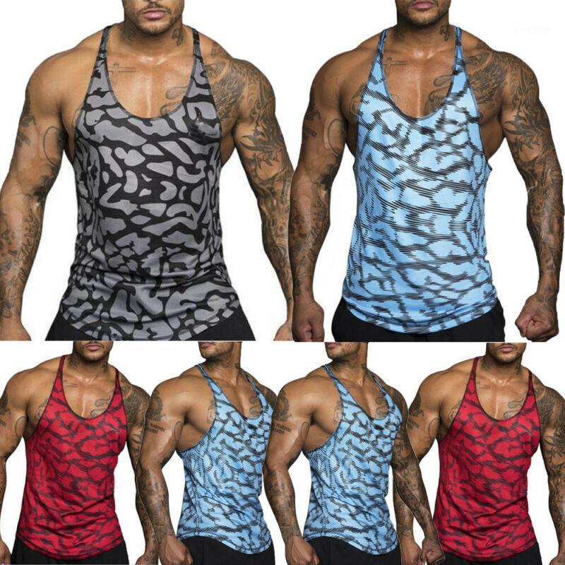 

2020 Mens Running Vest Gym Sleeveless Shirt Summer Slim Tank Oversized 2XL Sport Vest Top Workout Training Male Singlet Gym Wear1, Black