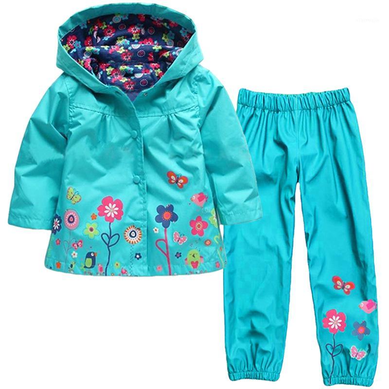 

Clothing Sets Wholesale- Autumn Spring Children Suit (hoodie+pants) Boys Hoodies Coat Kids Jacket Girl Raincoat Girls Set1, Sky blue