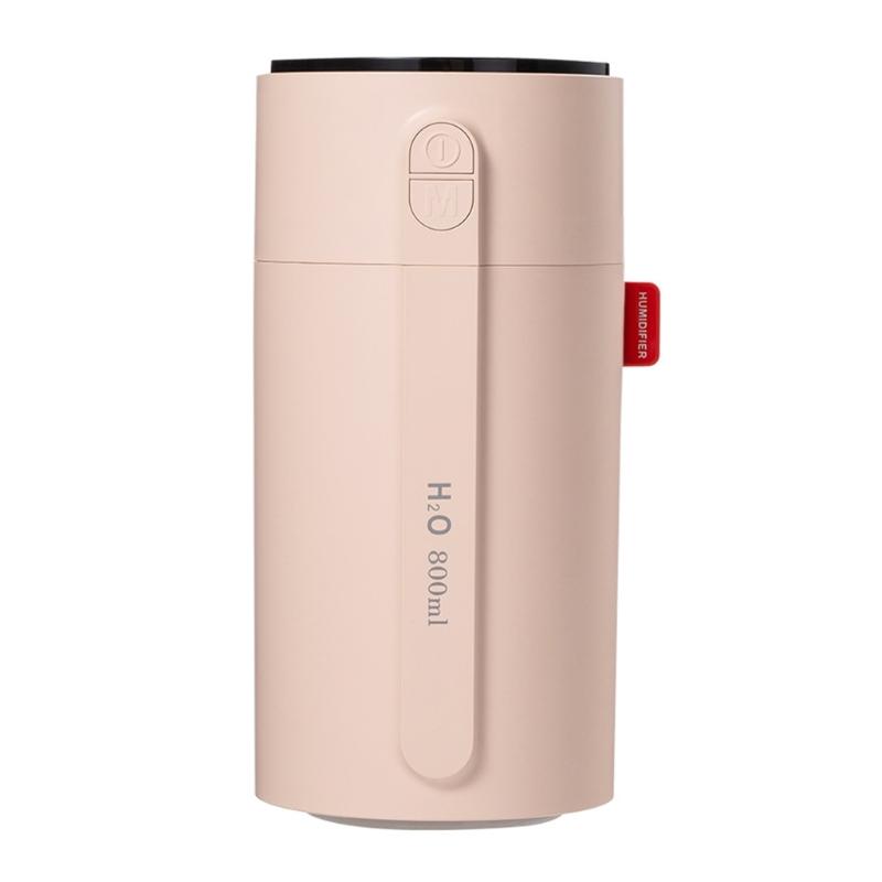 

800ml Dual Nozzle Air Humidifier USB Aroma Diffuser Night Light Induction Spray