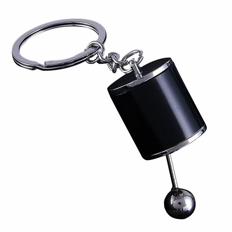 

Keychains Fashion Gear Shift Interior Pendant Key Chain Gift Mini Portable Casual Lightweight Multipurpose Zinc Alloy Car Keyring