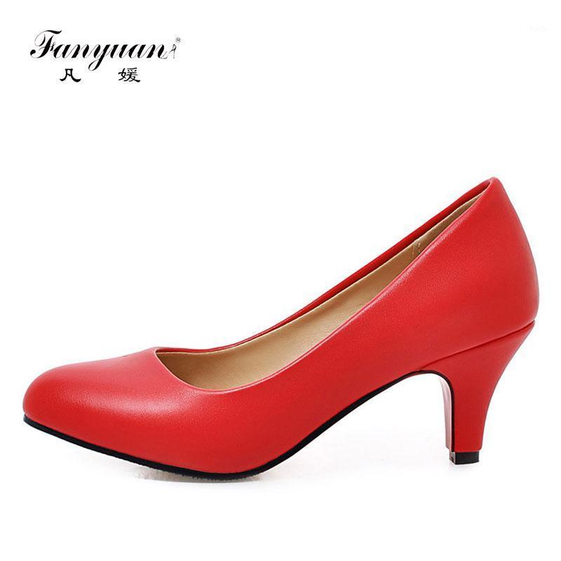 

Fanyuan Fashion Elegant Office lady shoes Solid Pointed Toe Thin high Heels women shoes Spring Concise Slip-On Pumps1, Black