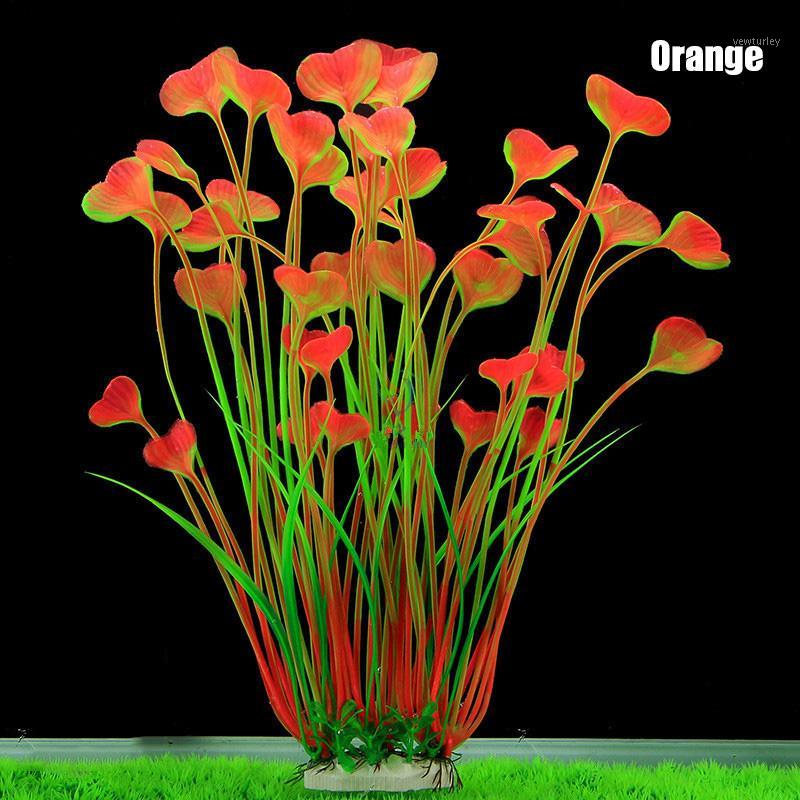 

Handmade Aquarium Plastic Plants Decoration Fish Tank Water Plant Grass Ornament WXV Sale1