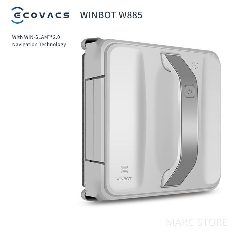 

ECOVACS WINBOT W885 Self-cleaning Robotic Vacuum Cleaner China Version Same as the Global Version of WINBOT 880
