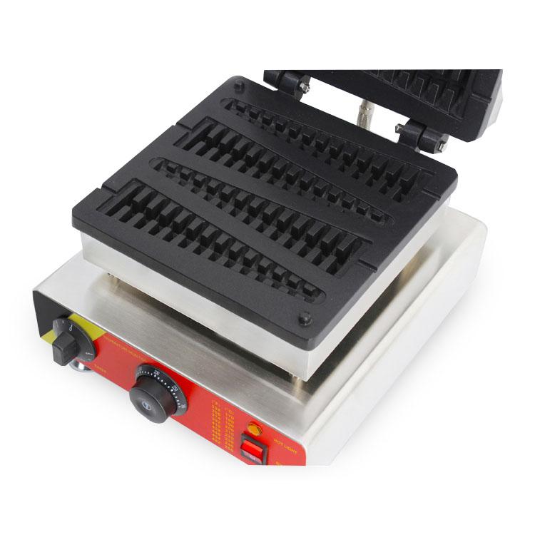 

220V/110V electric stainless steel commercial use fish lolly waffle maker machine waffle on a stick kitchen appliance
