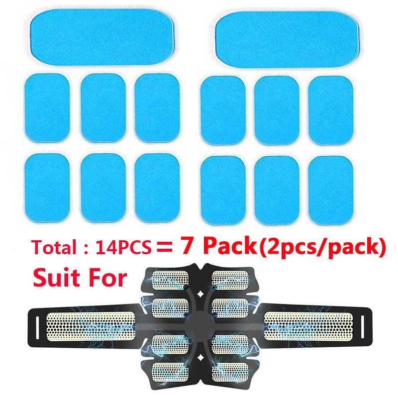 

14Pcs Gel Pads for EMS Abdominal ABS Trainer Muscle Stimulator Exerciser Replacement Massager Gel Patch Fitness Accessories