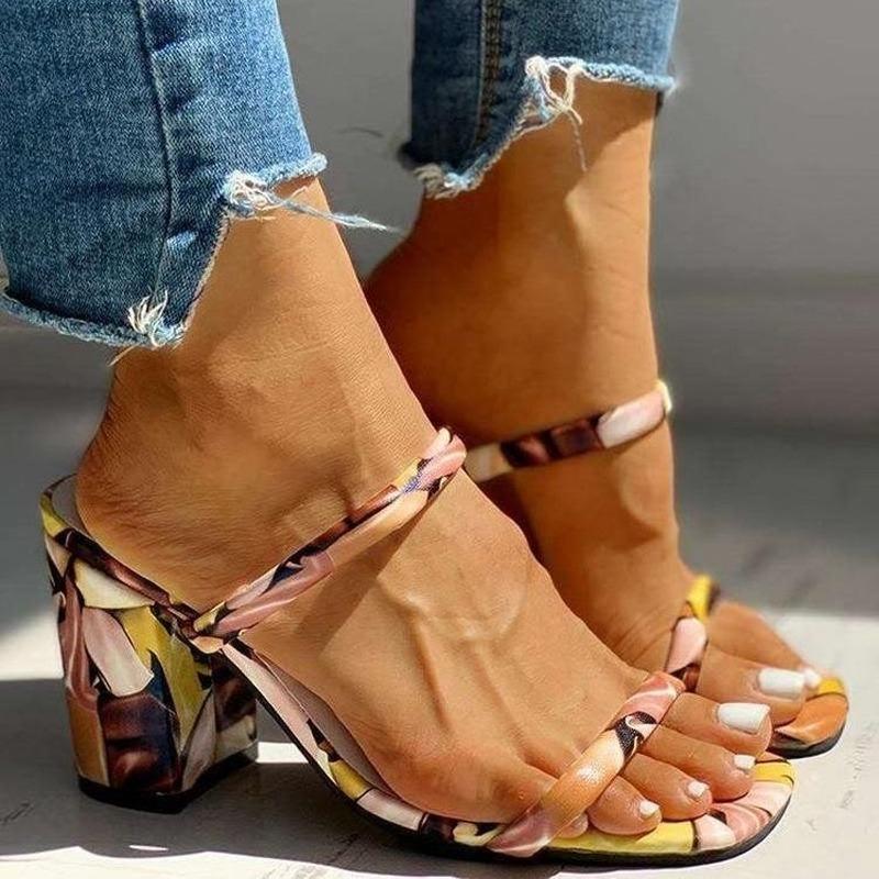 

Summer Women Slippers Women's Colorful Rome Slides Ladies High Heels Woman Plus Size 35-43 Female Outdside Shoes New, Red