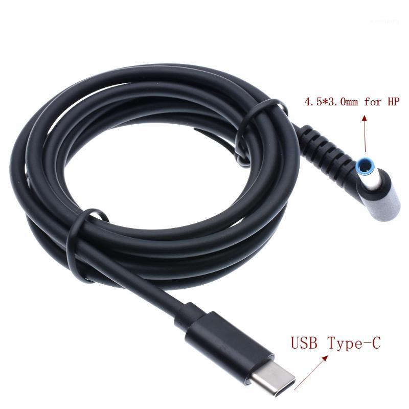 

USB Type C PD Charging Cable Cord 19.5V 4.5*3.0mm Blue Tip Male Plug Converter Dc Power Adapter Charger for Laptop1