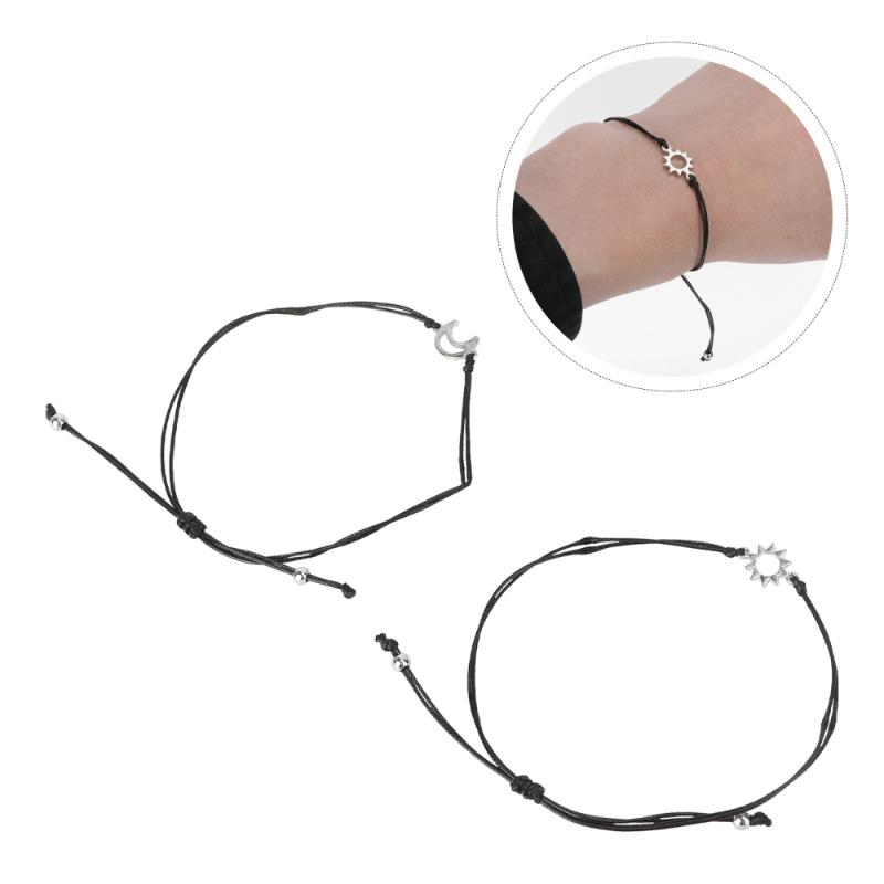 

2pcs/Set Couple Wrist Chain Decorative Wrist Chain Decorative Hand Jewelry