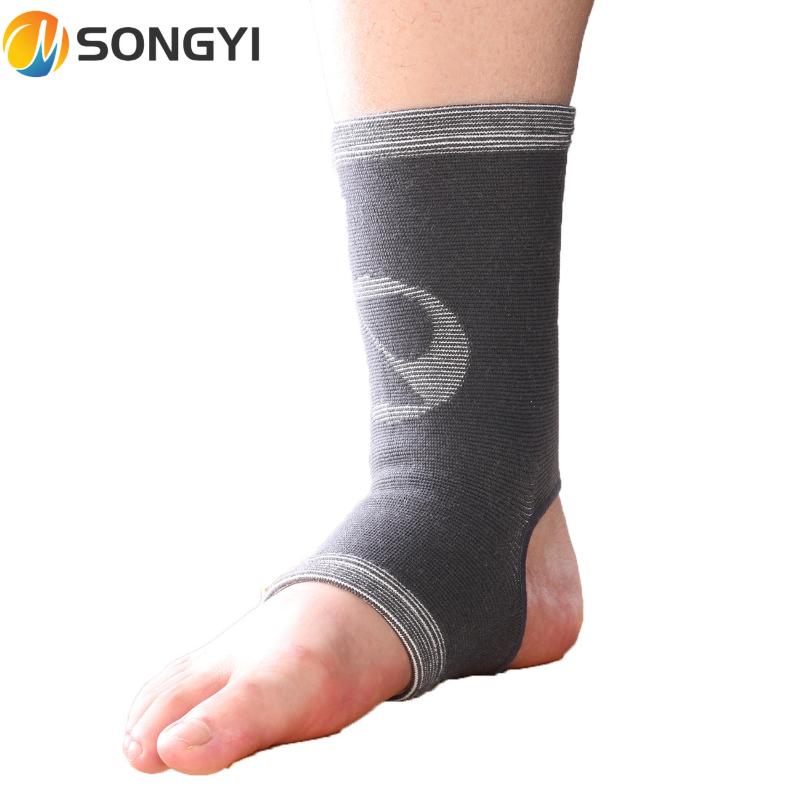 

SONGYI 1 PC Elastic Super Soft Ankle Support Protection Gym Running Protection Foot Bandage Ankle Guard Sport Fit Support Y71, Gray