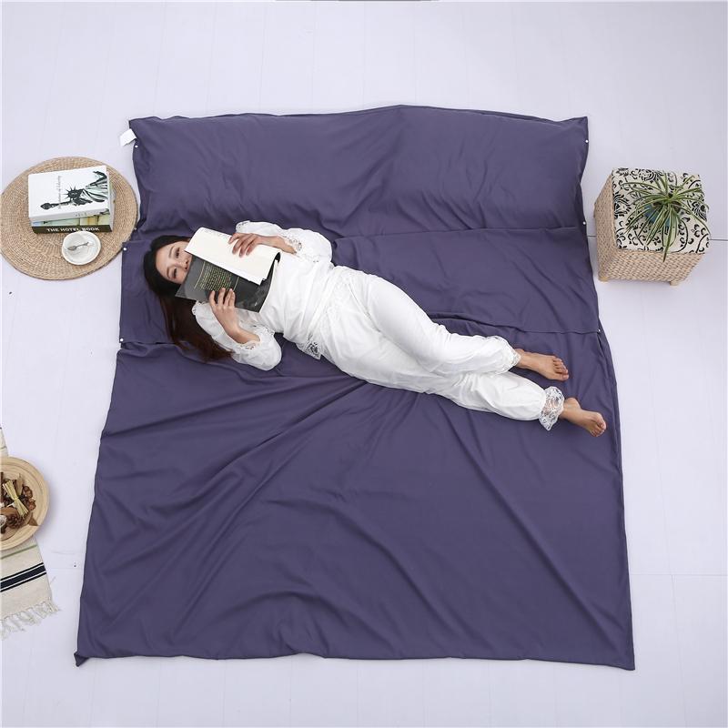 

Ultralight Sleeping Bag Envelope Blanket Cotton Sleeping Bag Indoor Hotel Sheet Duvet Cover Travel Sleep Portable Blankets