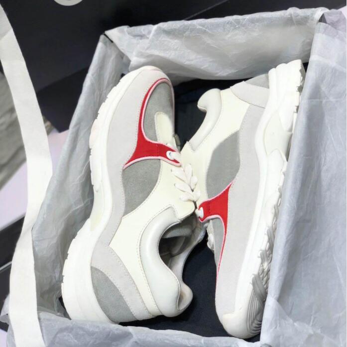 

designer sneakers men women reflective casual shoes party velvet calfskin mixed fiber top quality with box, Color30
