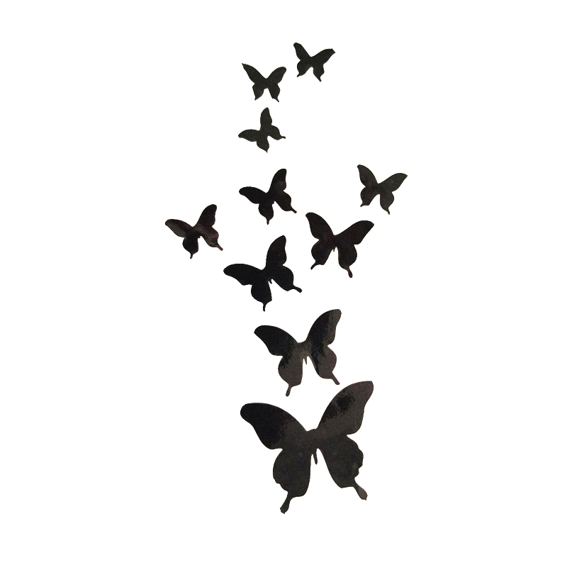 

17*8.7cm Car Stickers BUTTERFLY vinyl decal sticker Fashion Personality Car Accessories Motorcycle Helmet Car Styling, Color