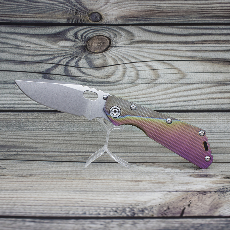 

EVIL EYES customized folding knives MSC SMF CC anodized titanium handle m390 blade outdoor hunting knife perfect pocket EDC strong tactical