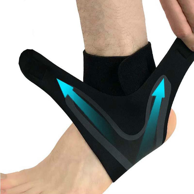 

1 PCS Ankle Support Brace,Elasticity Free Adjustment Protection Foot Bandage,Sprain Prevention Sport Fitness Guard Band, 1pcs right