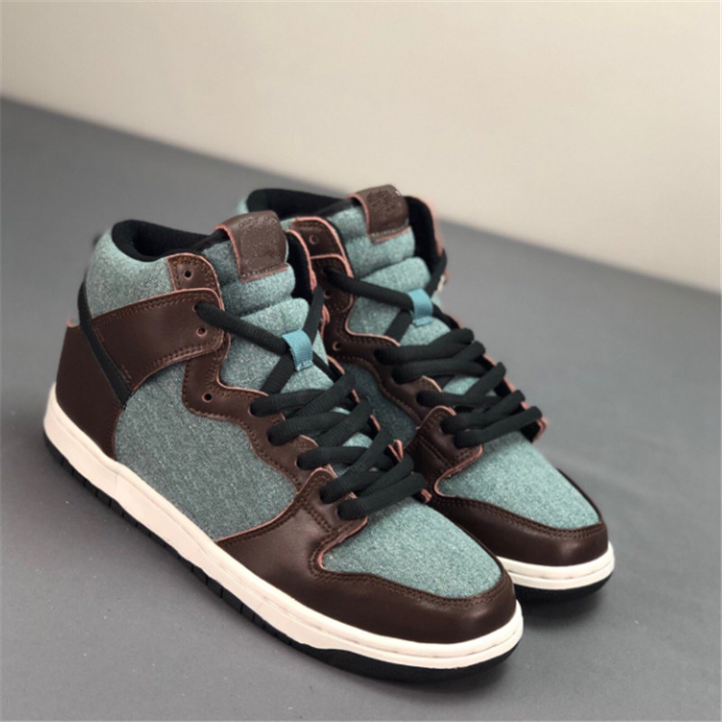 

Baroque Brown 1 High Pro Shoes Black Shattered Backboard Men Shoe 1s Outdoor Skateboard sneaker, 01