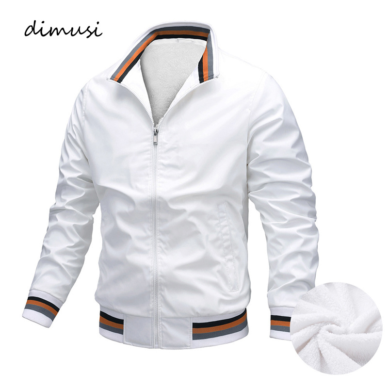 

Winter Men's Bomber Jackets Casual Outwear Fleece Warm Cargo Coats Fashion Streetwear Hip Hop Trench Jacket Mens Clothing, Dark blue