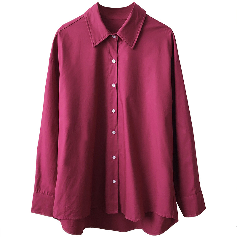 

2021 New Women Summer Chic Design Oversized Womens Tops and Blouses White Cotton Shirt Peach Blusas Roupa Feminina Vnvo