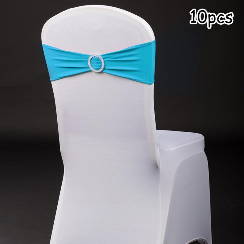 

Stretch Seat back straps Spandex fabric Chair Bands With Buckle Banquet decor