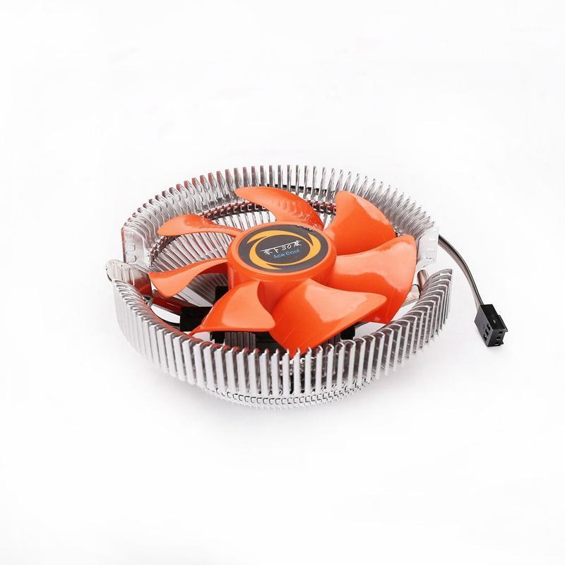 

PC CPU Cooler Cooling Fan Heatsink for In tel LGA775 1155 AMD AM2 AM3 754 CPU Cooling Fans Computer Fan Orange1