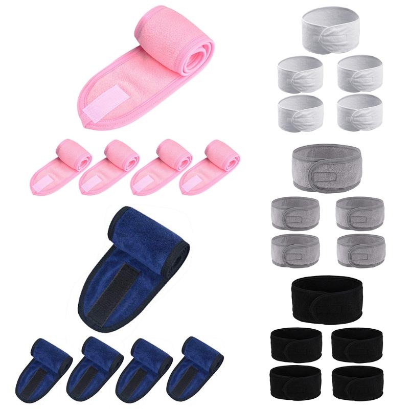 

5Pcs Facial Spa Sports Headband Washing Makeup Cosmetic Shower Wrap Hairband E15E