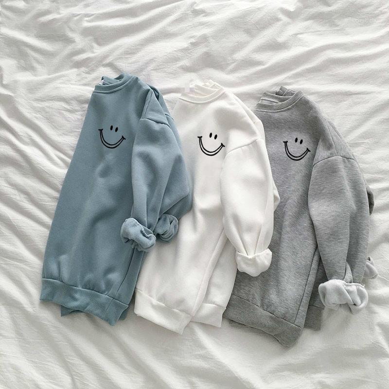 

Hoodies Women Hooded Simple All-match Leisure Oversize Pullovers Korean Style Warm Kawaii Womens Loose Streetwear Sweatshirts1