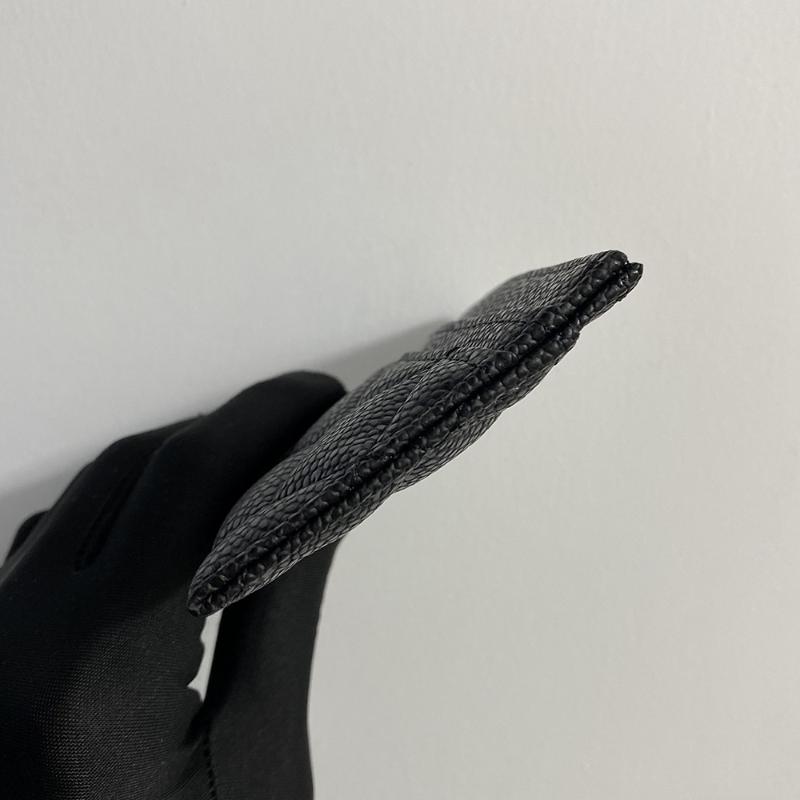 

Card Holders Cardholder High Quality Case Leather Ladies Caviar Cowhide Coin Purse Men Short Wallet Sheepskin Holder Classic, Brown;gray