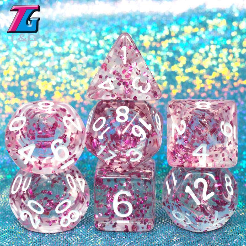

Funny Unique Dice Set 11 Color for Choose 7 for DnD Game D4 D6 D8 D10 D12 D20 As Gift Toy DND RPG Dice Christmas Gift1