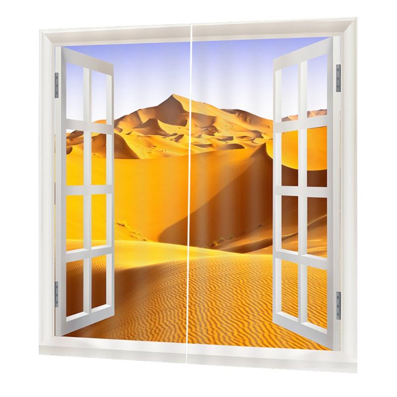 

FJ30 Fashion Blackout Curtain Panel Window Screen Window Drapes 150*166cm Elegant Living Room Bedroom Decorative Curtains, Multi