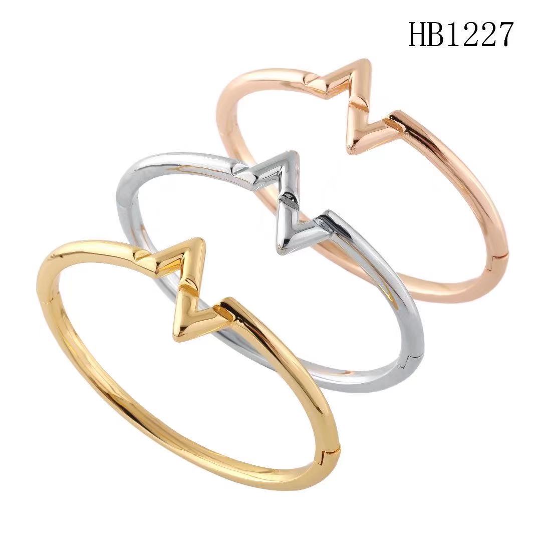 

wholesale v jewelry mens gold bracelet love bracelet simple fashion charm bracelet women bangles silver rose gold designer bracelets