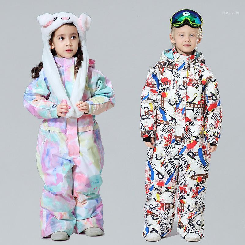 

Baby Siamese Children's Ski Suit Suit Boys and Girls Warm Ski Equipment1, Picture product