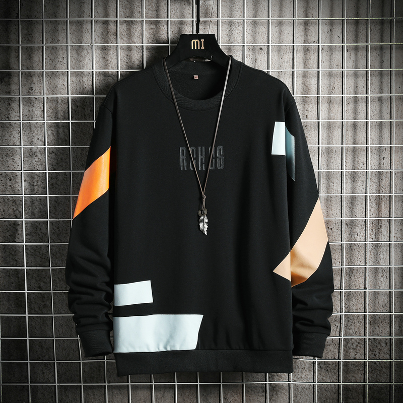 

New Fashion Brand Hoodies 2021 Spring Autumn Hip Hop Loose Casual Men's Black White Sweatshirts Punk Streetwear Clothes 6noz, Ds928 b